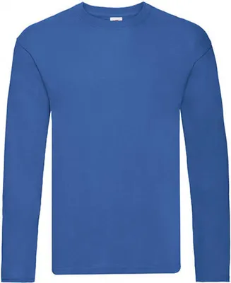 Produktbild von Fruit of the Loom 61-428-0 | Herren Original Long Sleeve T - Farbe: Royal Blue - Größe: XL