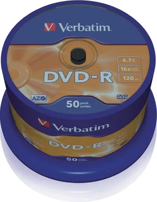Produktbild von DVD-Rohlinge DVD-R 4,7GB/16x auf Spindel VE=4x50 Stück