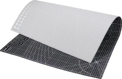 Obrázek produktu pro Řezací podložka A1, oboustranná, materiál PVC, 90 x 60 cm, černá