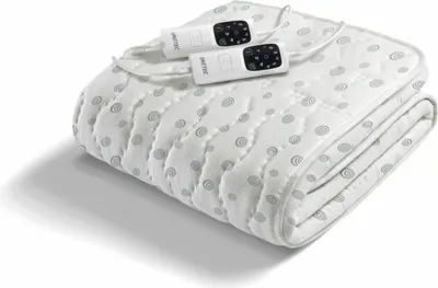 Immagine prodotto di Sottocoperta doppia Imetec Adapto 150x160 cm, 100% cotone, tecnologia brevettata, riscaldamento rapido, sistema di protezione Electro Block, controllo con 6 impostazioni di temperatura.