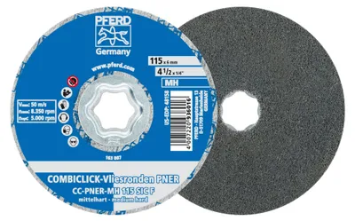 Produktbild von PFERD COMBICLICK non-woven discs PNER, 11,5 cm, 5 Stück(e)