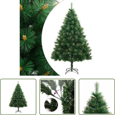 Produktbild von The Living Store Künstlicher Weihnachtsbaum Klappbar mit Ständer 210 cm