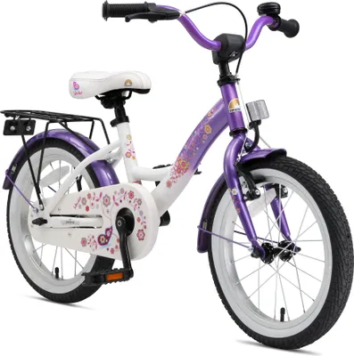 Produktbild von BIKESTAR Kinder Fahrrad ab 4 Jahre | 16 Zoll Classic Kinderrad | Lila Weiß