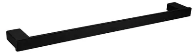 Handtuchstange 60 cm, schwarz, rostfreier Stahl, Wandmontage