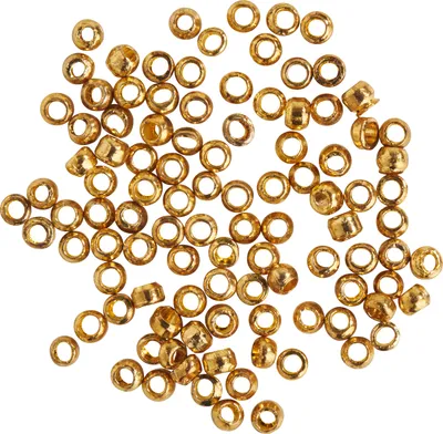 Produktbild von Quetschperlen, Rund, Ø 1 mm Gold