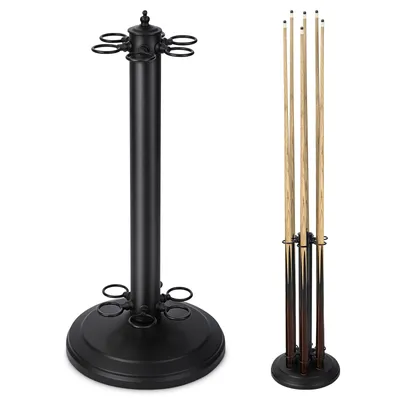 Produktbild von Billard-Queue Ständer, Billard Queue Halter Halterung Für 6 Queues, Metall Pool Queueständer für Billardzimmer, Bars & Club