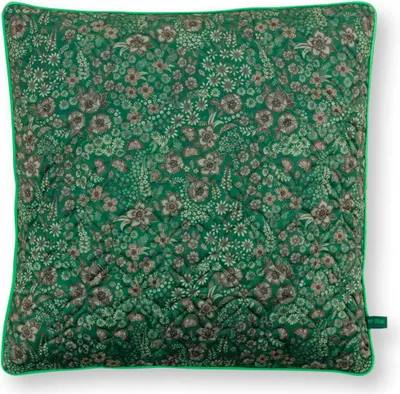 Produktbild von Pip Studio Zierkissen Quilted Daisy Dreams Green 50x50cm