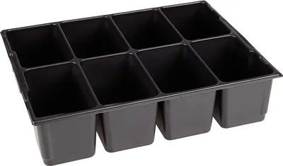 Produktbild von Kleinteileeinsatz L-BOXX® LB 136 B404xT317xH97mm Polystyrol m.8 Mulden