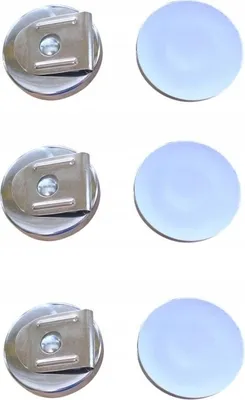 Produktbild von Magnetische Gurtbandhalter - 3 Stück, Extrem stark, Magnettafeln, Kühlschränke, Whiteboards, DIY