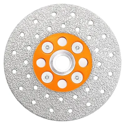 Immagine prodotto di Disco diamantato da 100 mm, a doppia faccia, per tagliare e levigare granito, marmo, piastrelle e pietre naturali