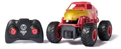 Produktbild von Monster Jam , Marvel Iron Man RC, ferngesteuerter 1:24 Truck, Monstertruck, 4 Jahr(e), Kunststoff, Schwarz, Gold, Rot