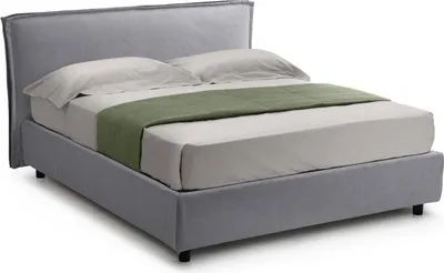 Produktbild von Brunate - Doppelbett, Grau, Matratze Inklusive  Italy