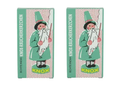 Zdjęcie produktu dla KNOX - Zestaw 2 kadzidełek w rozmiarze M - Ostalgie Tanne