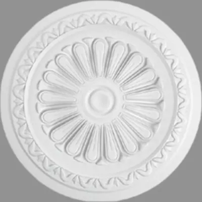 Produktbild von PROVISTON | Stuckrosette | Polystyrol | Durchmesser 340 mm | Weiß | Deckenrosette