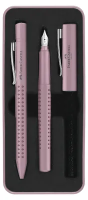 Zdjęcie produktu dla FABER-CASTELL Füller M/KS Set Grip 2010 rose shadows