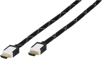 Produktbild von ViVanco™47971, 2,5 m, HDMI Typ A (Standard), HDMI Typ A (Standard), 3D, 10 Gbit/s, Schwarz