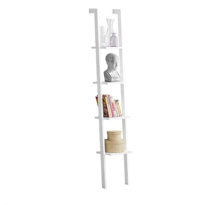 Produktbild von SoBuy Bücherregal Standregal Leiterregal mit vier Böden FRG15-W