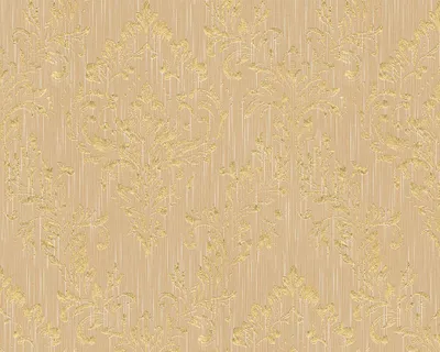 Produktbild von Architects Paper Barocktapete Metallic Silk Tapete mit Ornamenten Textiltapete gold beige 10,05 m x 0,53 m