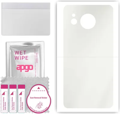 Produktbild von apgo Rückseite Schutzfolie, Matt, kompatibel mit Sharp Aquos Sense7, Hinten Hydrogel-Displayschutzfolie mit Positionierhilfe, kratzfest, einfache Montage