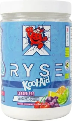 Produktbild von RYSE Loaded Pre (30 Serv) Kool-Aid® Tropical Punch - Pre-Workout - Pre-Workout Booster