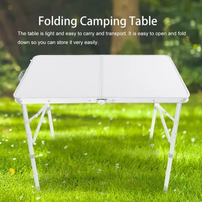 Produktbild von Klappbarer Klapptisch Schreibtisch Camping Outdoor Garten Picknick Aluminiumlegierung