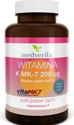Produktbild von Medverita Vitamin K2 MK 7 200 ug 60 k
