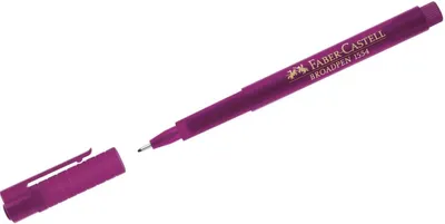 Image de Faber-Castell 155437 Fineliner BROADPEN 1554 - 0,8 mm, magenta (rapide)