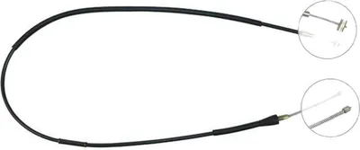 Produktbild von A.B.S. Handbremsseil Seilzug Feststellbremse für SUZUKI Vitara SUV (ET, TA, TD) Hinten Rechts K15958