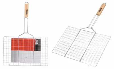 Obrázek produktu pro Grilovací rošt s dřevěnou rukojetí