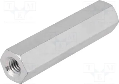 Produktbild von 10x Distanzmuffe mit Gewinde 40mm sechskant Innengew: M8 1213X40 Distanzelemente
