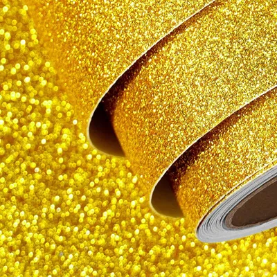 Immagine prodotto di Carta adesiva glitter dorata - 40 cm x 6 metri