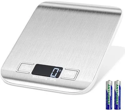 Productafbeelding van 10 kg Digitale Keukenweegschaal - Roestvrij Staal met LCD-Display en Tarra-Functie