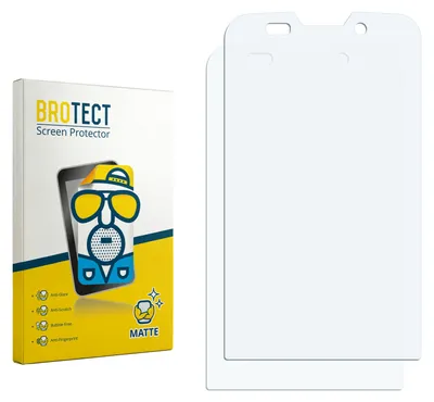 Produktbild von 2x BROTECT Schutzfolie für Unitech HT330 Displayschutz Displayschutzfolie Folie Matt Entspiegelungsfolie