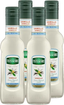 Produktbild von Teisseire Getränke-Sirup Vanille 0% Zucker 0,25L (4er Pack)