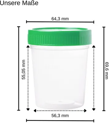 Produktbild von avantal® Urinbecher bis 100 ml graduiert 10 Stk.