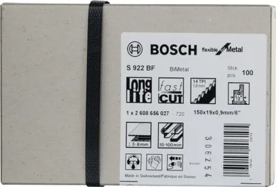 Immagine prodotto di Lama per sega circolare S 922 BF, flessibile per metallo, confezione da 100 pz
