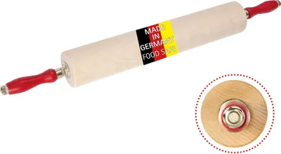 Produktbild von NXT Board Teigroller »Profi-Rollholz 45cm« Buchenholz , Eisenachse mit Kugellager