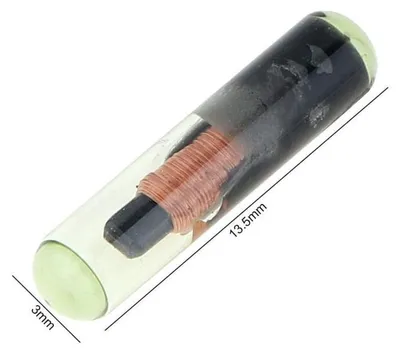 Produktbild von Techstar® ID48 Transponderchip, T6, Glas, entsperrt, kompatibel mit der VAG-Reihe