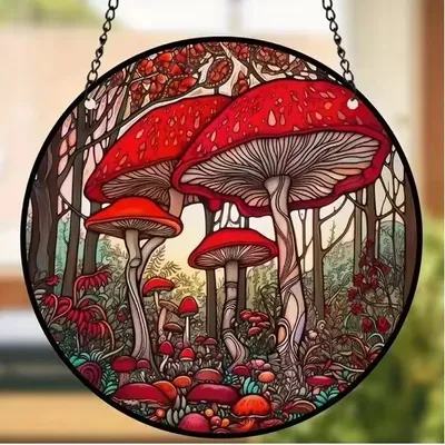 Produktbild von Sonnenfänger - Magischer Wald mit Fliegenpilzen KP31458