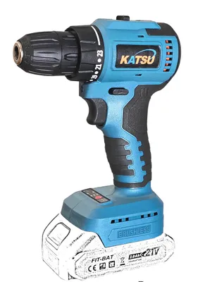 Obrázok produktu pre 21V akumulátorová vŕtačka/skrutkovač bez kefiek s LED osvetlením a 2 stupňami otáčok, bez batérie