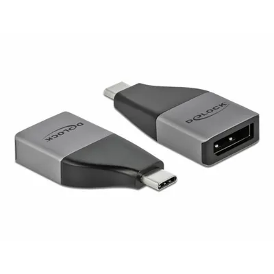 Produktbild von Delock USB Type-C Adapter zu DisplayPort (DP Alt Mode) 4K 60 Hz kompaktes Design