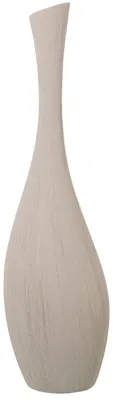 Keramik-Bodenvase, gerieft, rau, 22x22x80 cm
