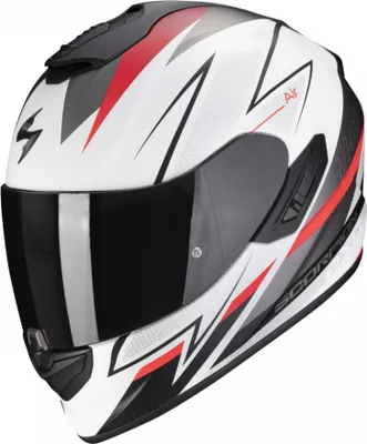 Immagine prodotto di Casco moto SCORPION EXO-1400 EVO AIR THELIOS bianco opaco/rosso XXL