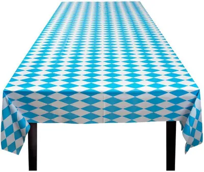 Productafbeelding van Boland 54256, Rechthoekig, Blauw, Wit, Polyethyleen, Tafelkleed, 130 x 180 cm, 116 g