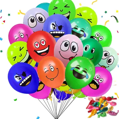 Produktbild von Set mit 200 Emotionsballons, 30 cm