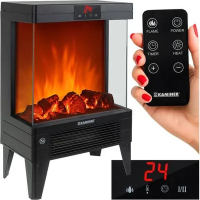 Produktbild von Elektrischer Kaminofen, 2000 W, Flammeneffekt, Fernbedienung