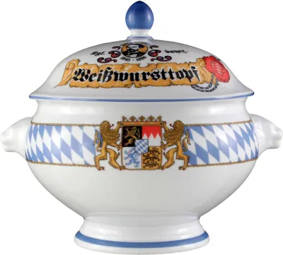 Produktbild von Seltmann Weiden Compact Bayern Löwenkopfterrine m. De. Weisswursttopf 3,0 L
