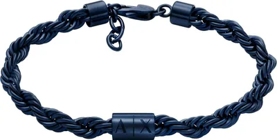 Zdjęcie produktu dla Bransoletki Bransoletka łańcuszkowa Armani Exchange Black Collection - mężczyzna