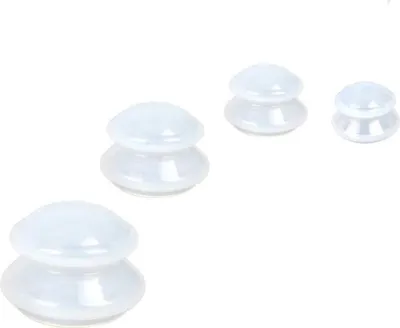 Produktbild von Schröpfgläser aus Silikon, Anti-Cellulite-Schröpfgläser, Silikon-Schröpfset, Schröpfgläser, Vakuum-Schröpfgläser für Körper/Gesicht, Anti-Cellulite-Vakuumtherapie, Heim-Spa, Gesundheitspflege