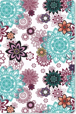 Produktbild von MuchoWow® Mauspad Mousepad Mandala - Blumen - Muster 40x60 cm - Mousepads - Maus Mat - Pad - Mausunterlage - Schreibtisch Accesoire